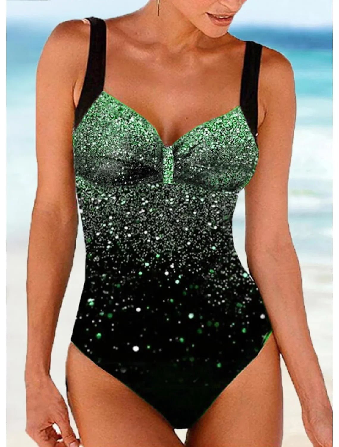 Eleganter Paillettenswimsuit für Damen