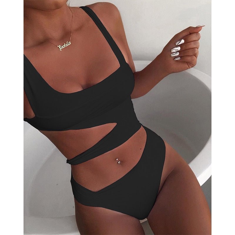 Anmutiger Push-Up-Badeanzug für Damen