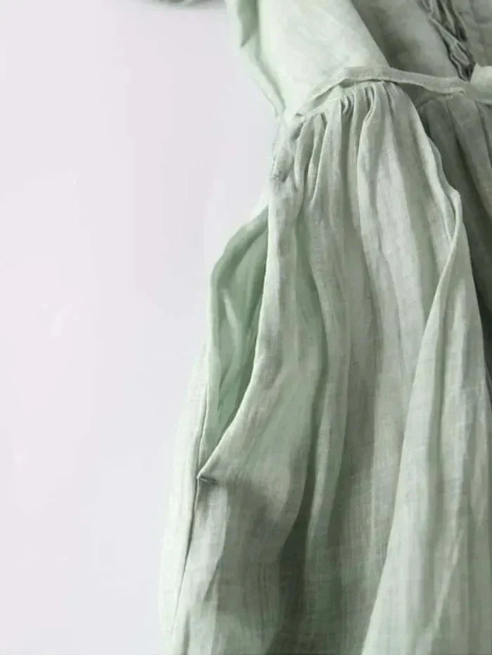 Elegante Leinenkleid für Damen