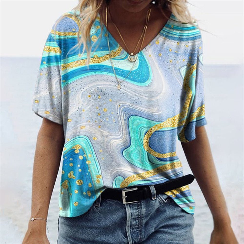 Elegantes Boho T-Shirt für Damen