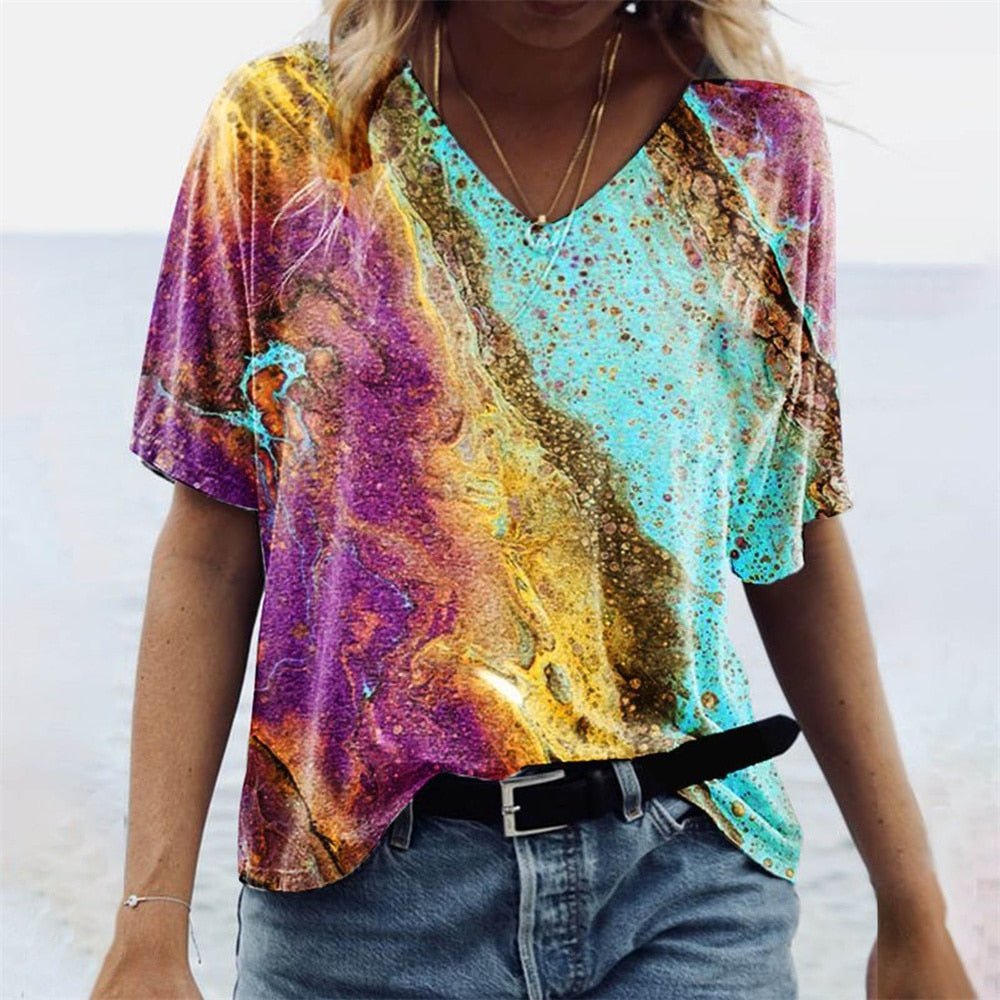 Elegantes Boho T-Shirt für Damen