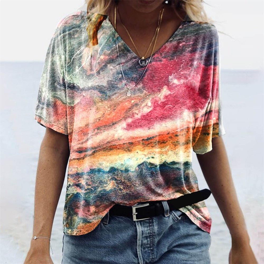 Elegantes Boho T-Shirt für Damen